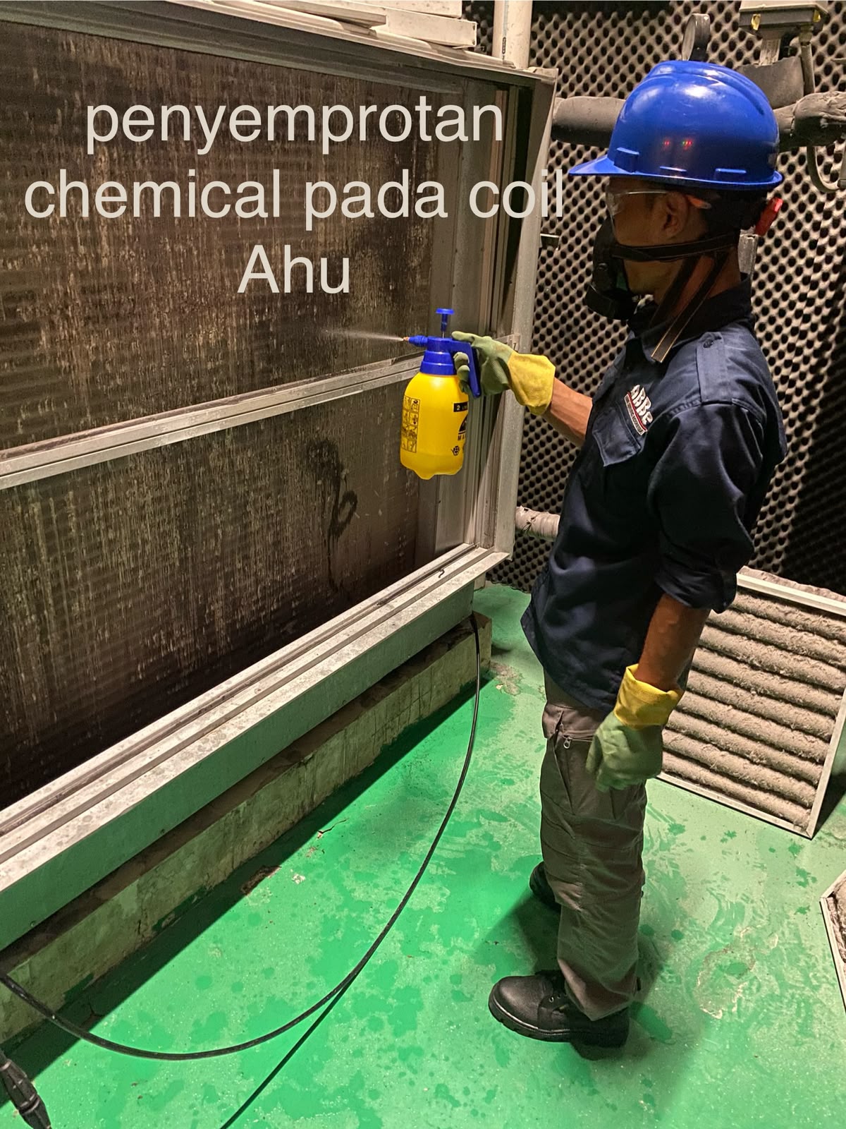 Penyemprotan Chemical Coil