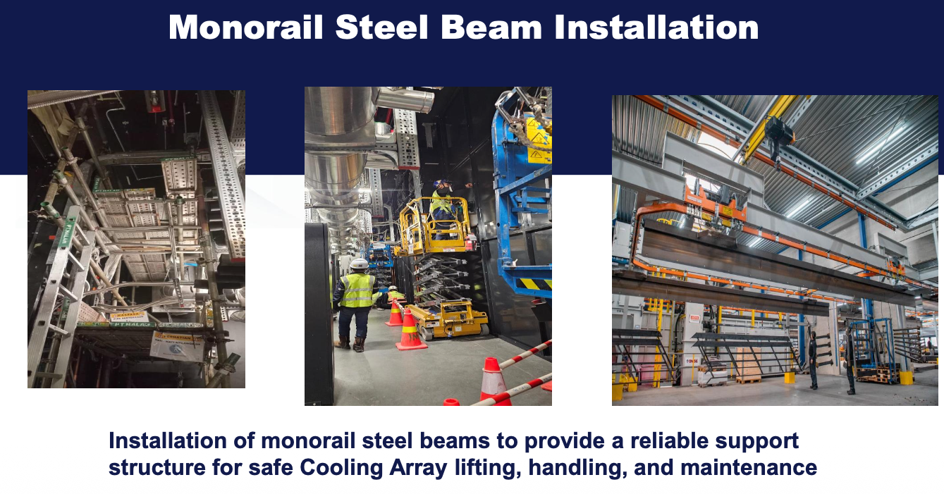 Monorail Steel Beam Installation